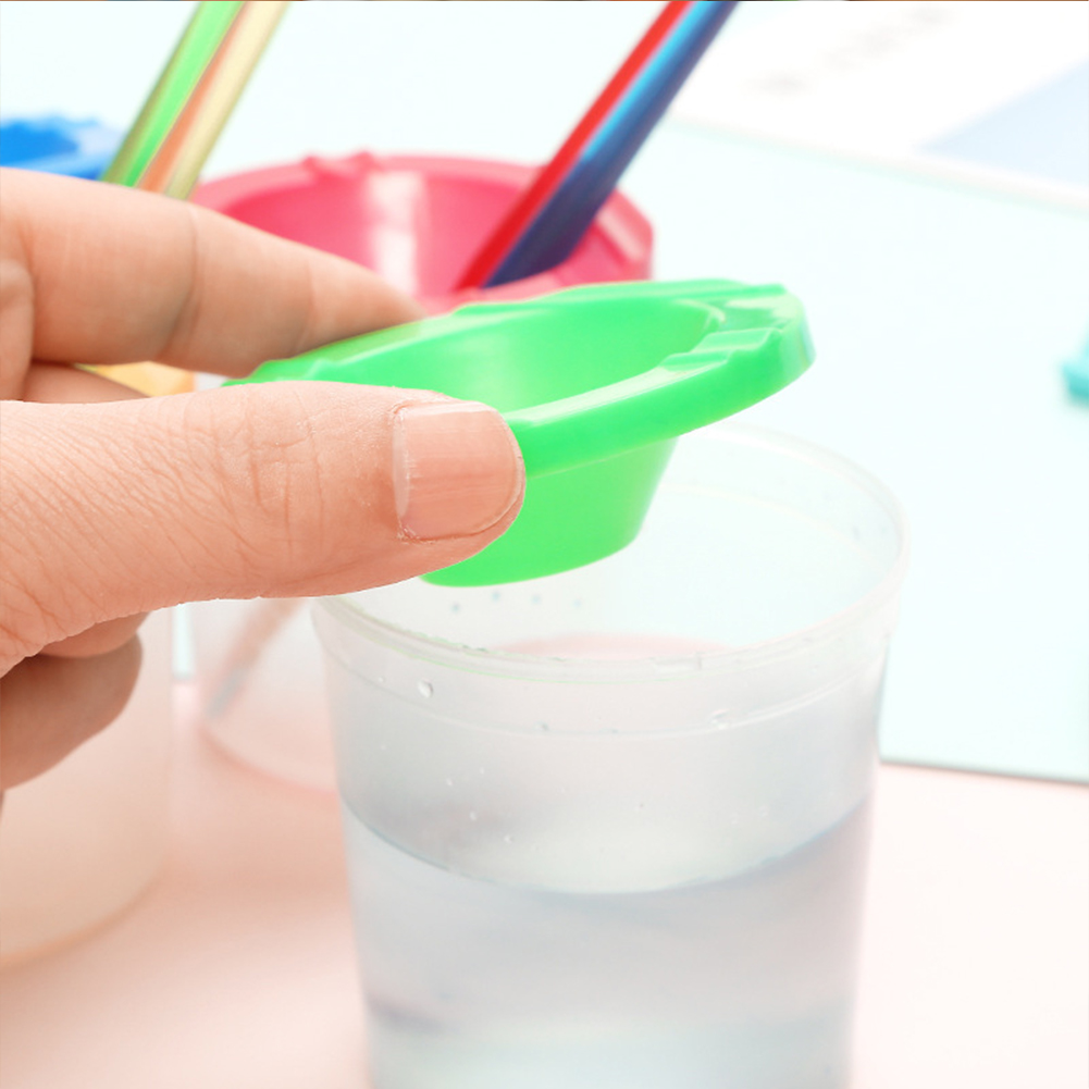 Art Craft Cup - Paint Cups with Colored Lids Paint