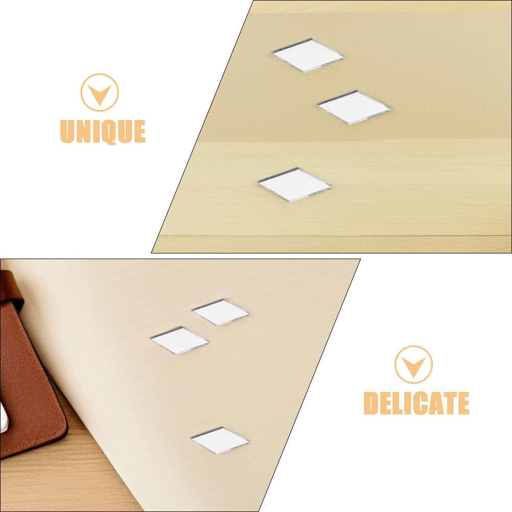 200Pcs Self Adhesive Rhombus M - Art Craft Mirror ulasan dan harga