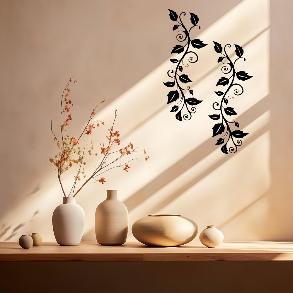 CIFBUY Metal Wall Art Art Deco - Art Craft Leaves ulasan dan harga