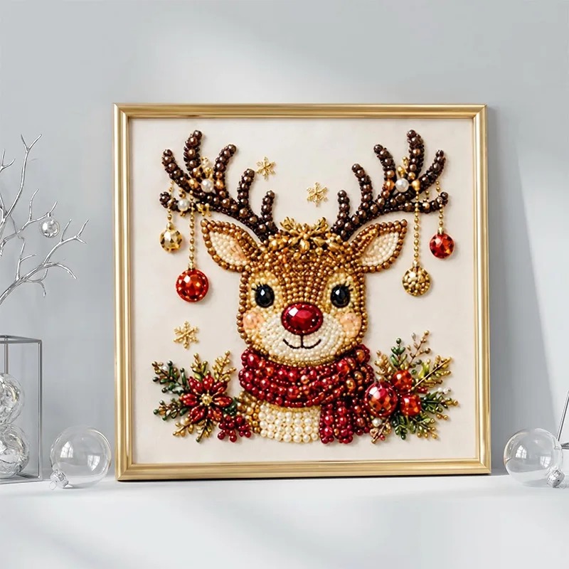 Christmas Pearl Diamond Painti - Art Craft Website ulasan dan harga