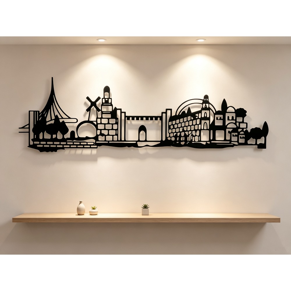 CIFBUY Metal Wall Art Jerusale - Art & Craft Kids Toys ulasan dan harga