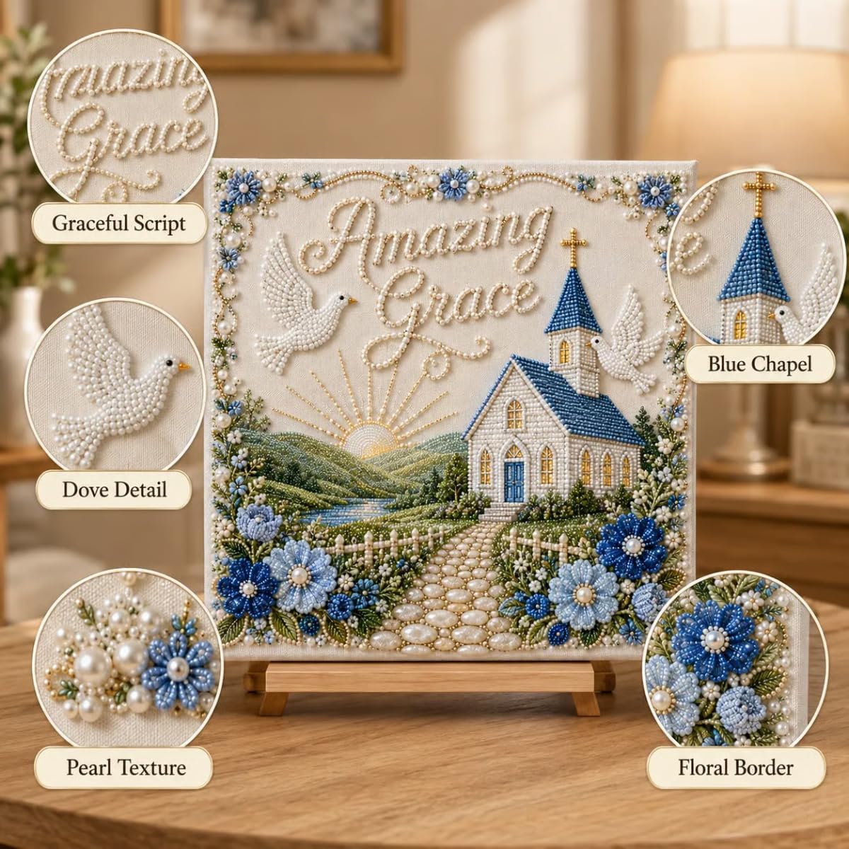 Sacred Hymn Pearl Art Kit Coll - Art Craft Website ulasan dan harga