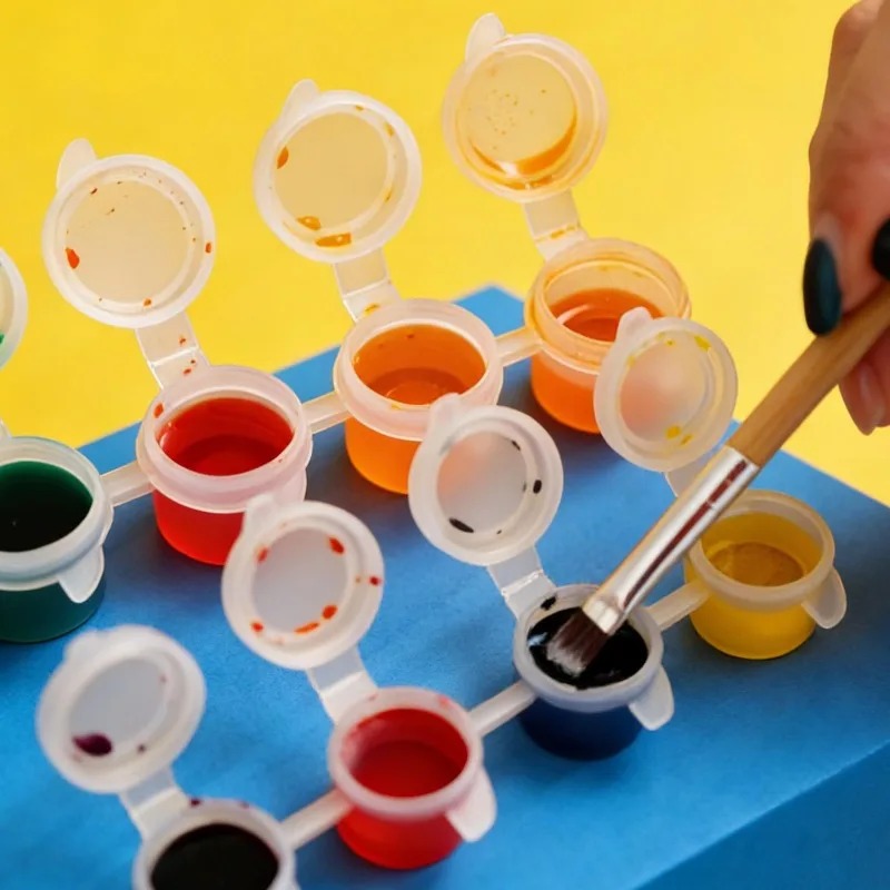 10/30/50PCS Empty Paint Pots M - Art Craft Cup ulasan dan harga