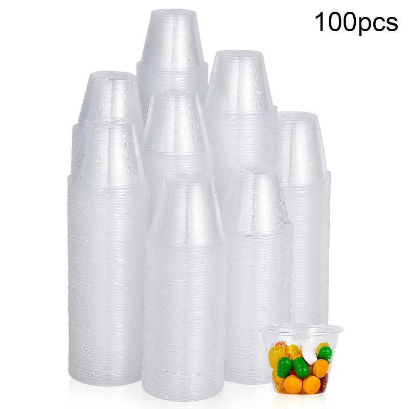 100Pcs 1OZ (30ML) Clear Gradua - Art Craft Cup ulasan dan harga