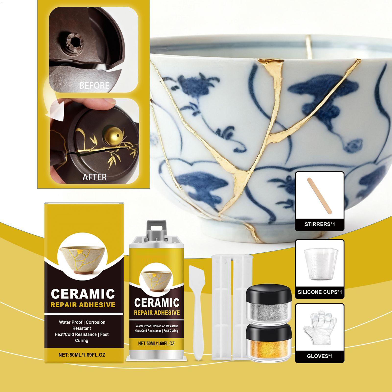 Porcelaine Repair Kit Gold Cer - Art Craft Cup ulasan dan harga