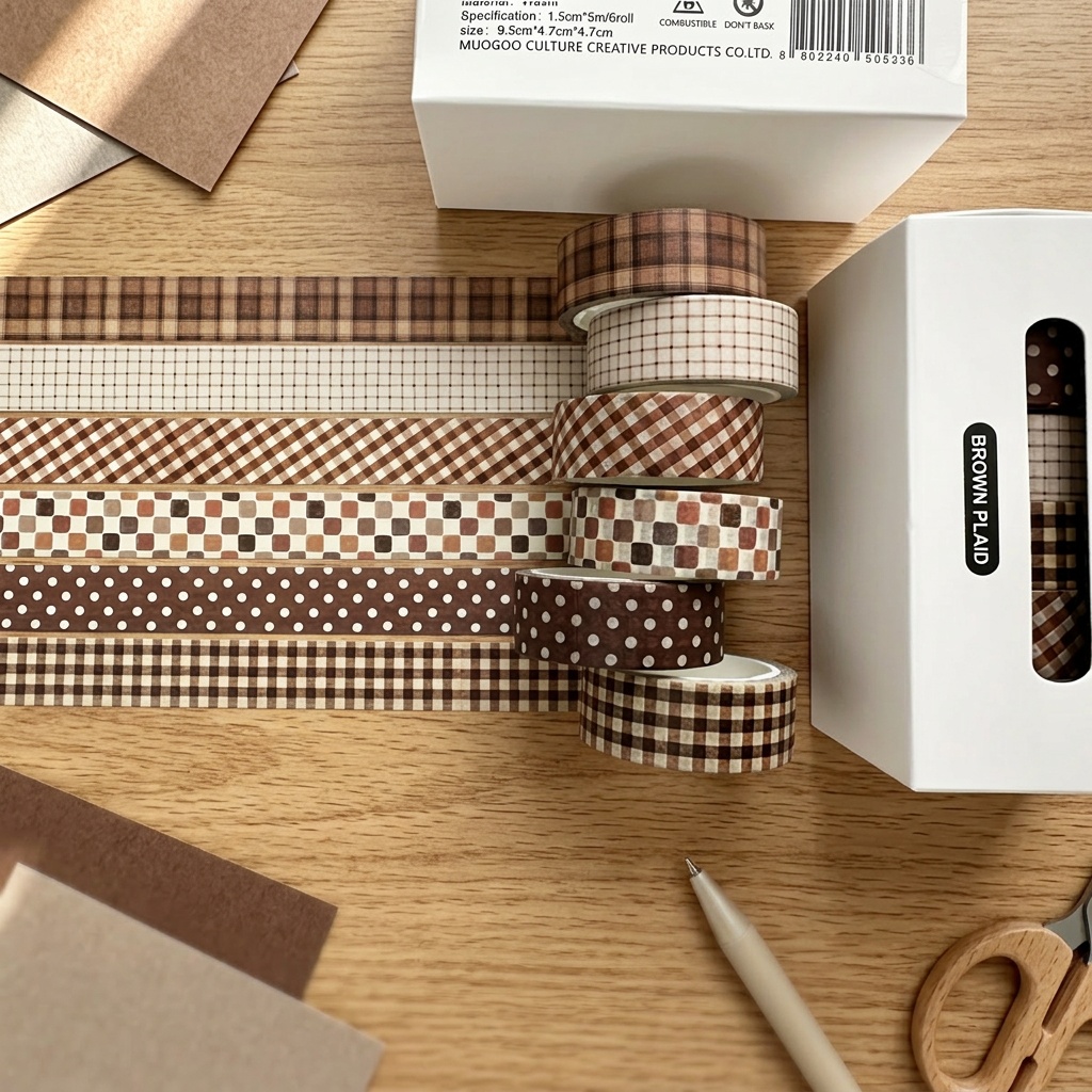 Washi Tape Set, 6 Rolls, Assor - Art Craft Journals ulasan dan harga