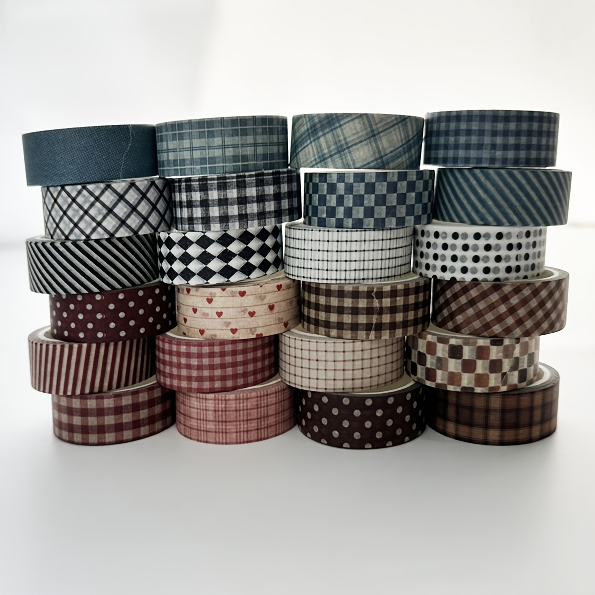 Washi Tape Set, 6 Rolls, Assor - Art Craft Journals ulasan dan harga