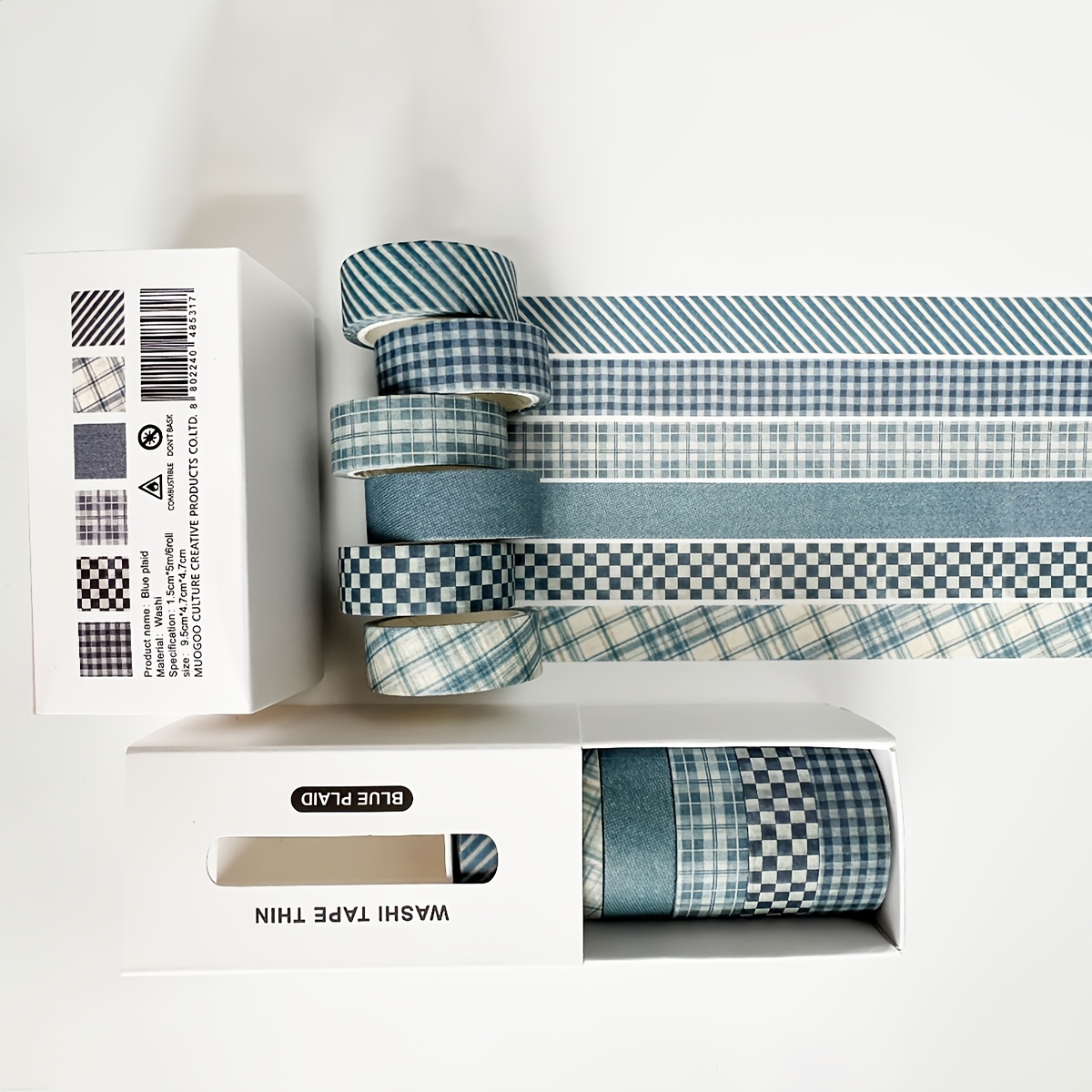 Washi Tape Set, 6 Rolls, Assor - Art Craft Journals ulasan dan harga