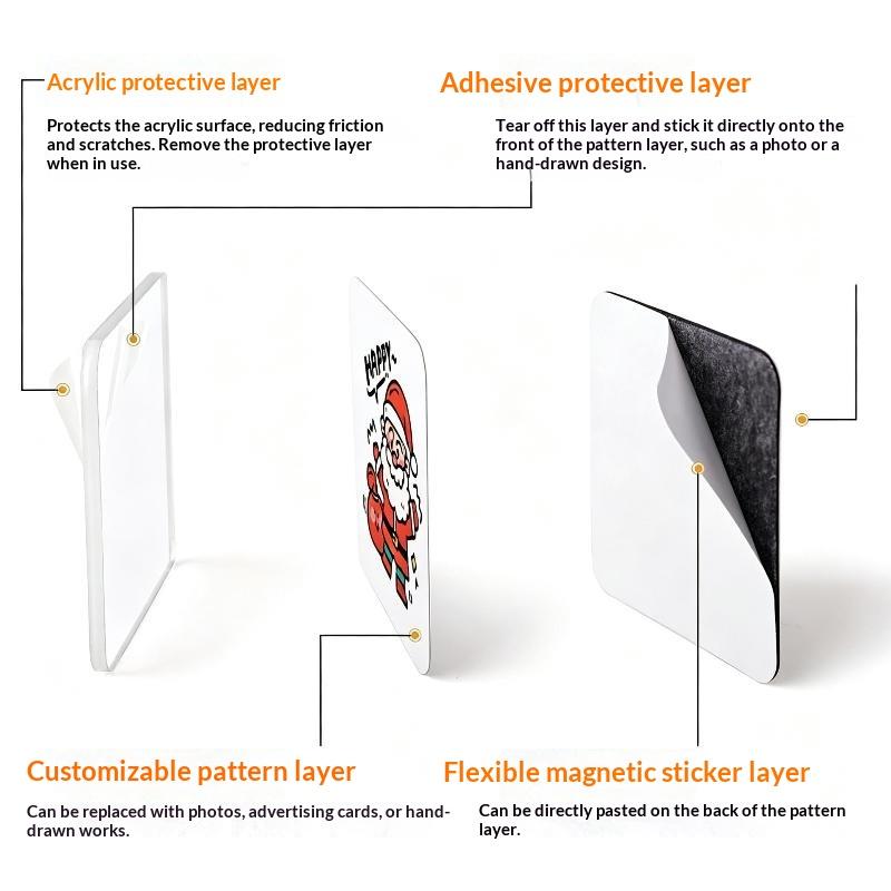 5Sets DIY Transparent Acrylic  - Art Crafting ulasan dan harga