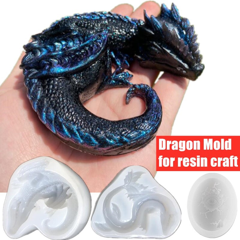 3 Styles Mirror Sleepy Dragon  - Art Craft Mirror ulasan dan harga