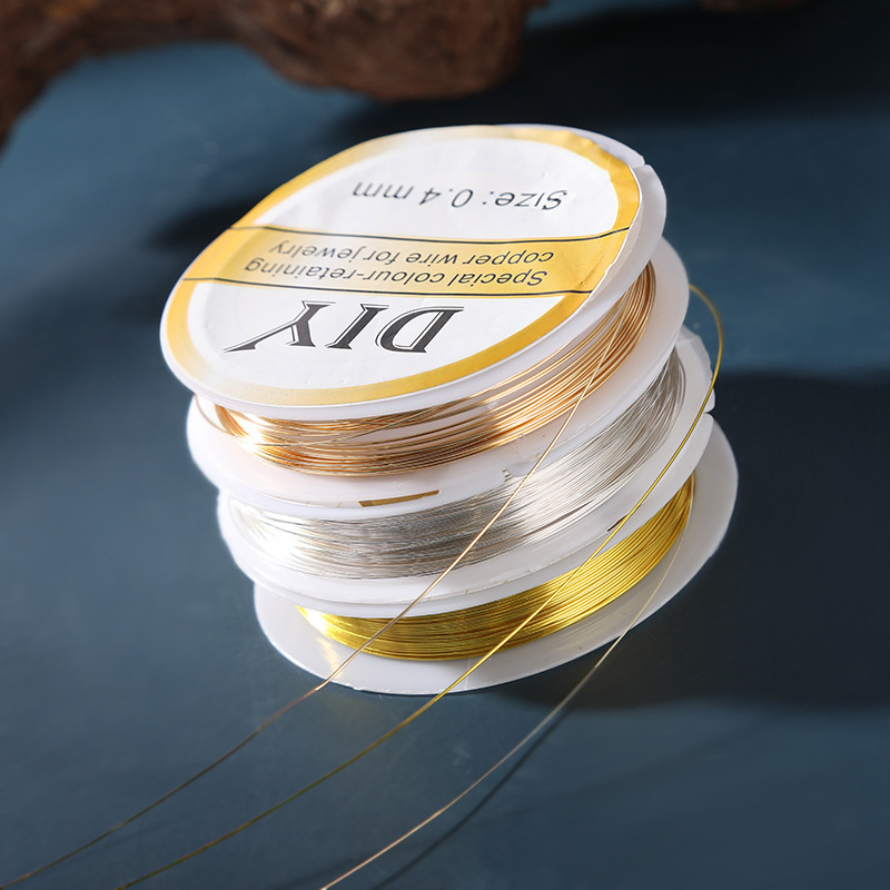 1Roll Silver Copper Wire 0.3/0 - Art Craft Wire ulasan dan harga
