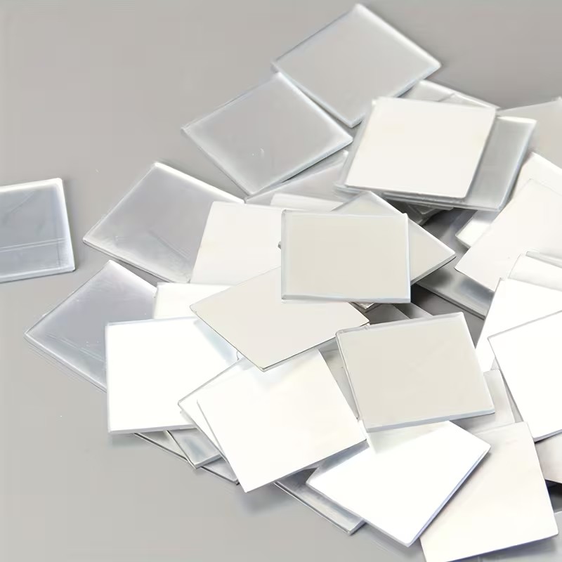 10*10MM 100Pcs Self-Adhesive G - Art Craft Mirror ulasan dan harga