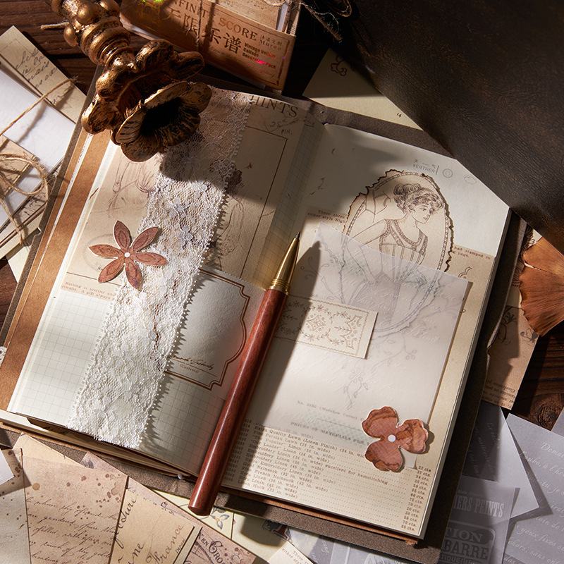 Vintage Scrapbooking Craft Pap - Art Craft Journals ulasan dan harga