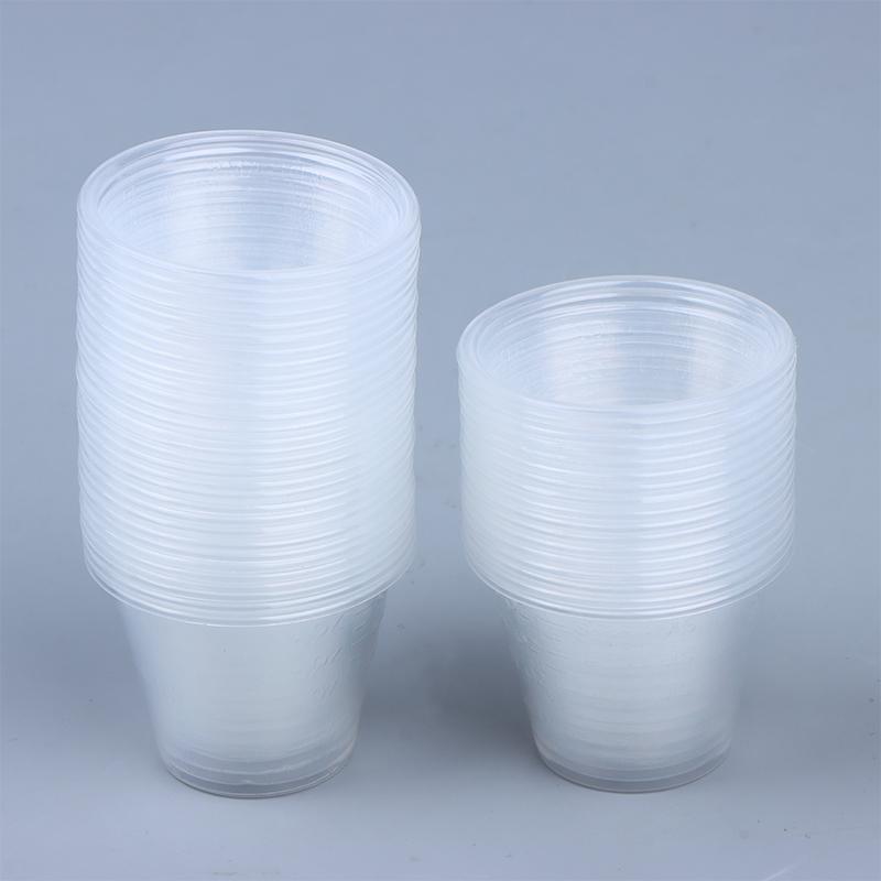 100pcs 30ml Graduated Plastic  - Art Craft Cup ulasan dan harga