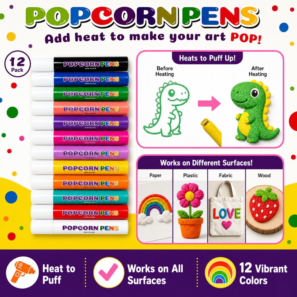 12 Color 3D Magic Heat Activat - Art Craft Journals ulasan dan harga