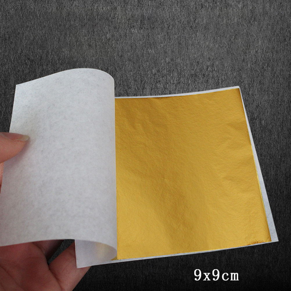 200Sheets Gold Leaf Foil Paper - Art Craft Leaves ulasan dan harga