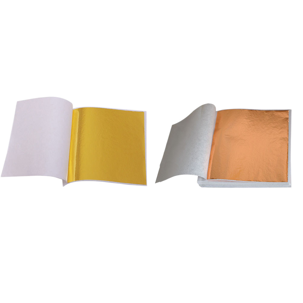 200Sheets Gold Leaf Foil Paper - Art Craft Leaves ulasan dan harga