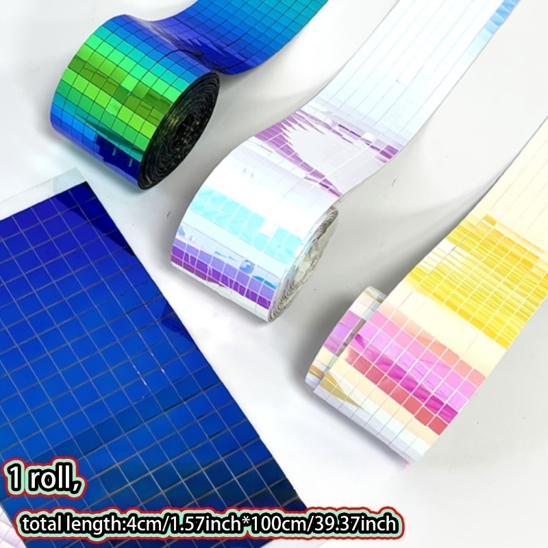 4cm X 1m Mirror Mosaic Tiles S - Art Craft Mirror ulasan dan harga