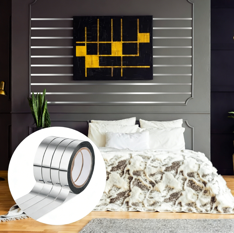 Silvery Metallic Mirror Tape,A - Art Craft Mirror ulasan dan harga