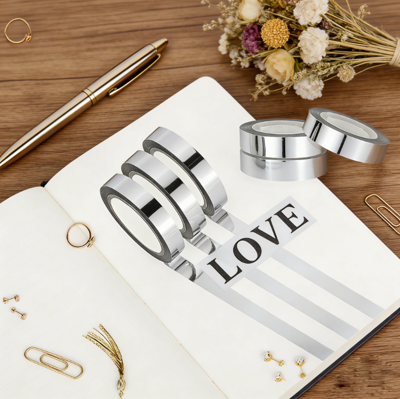 Silvery Metallic Mirror Tape,A - Art Craft Mirror ulasan dan harga