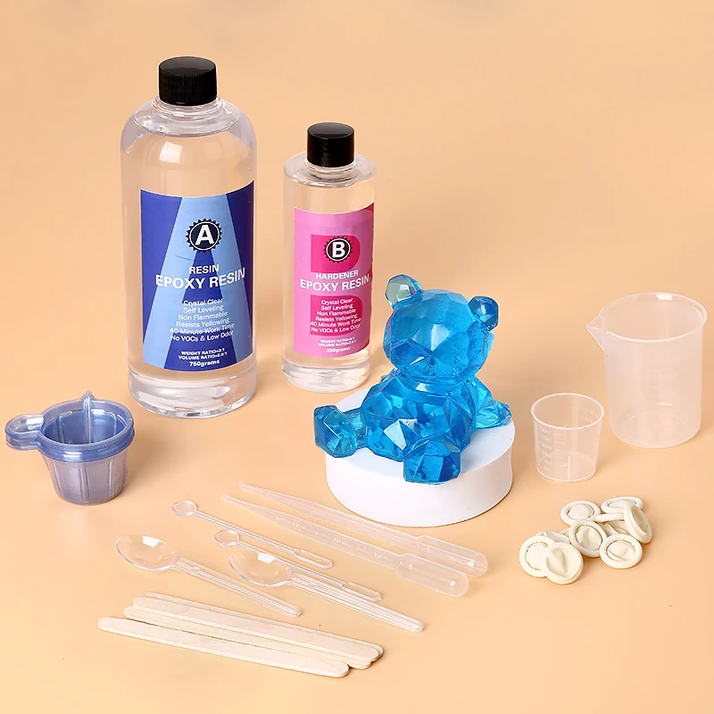 Epoxy Resin Kit Crystal Clear  - Art Craft Cup ulasan dan harga