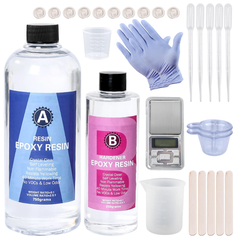 Epoxy Resin Kit Crystal Clear  - Art Craft Cup ulasan dan harga