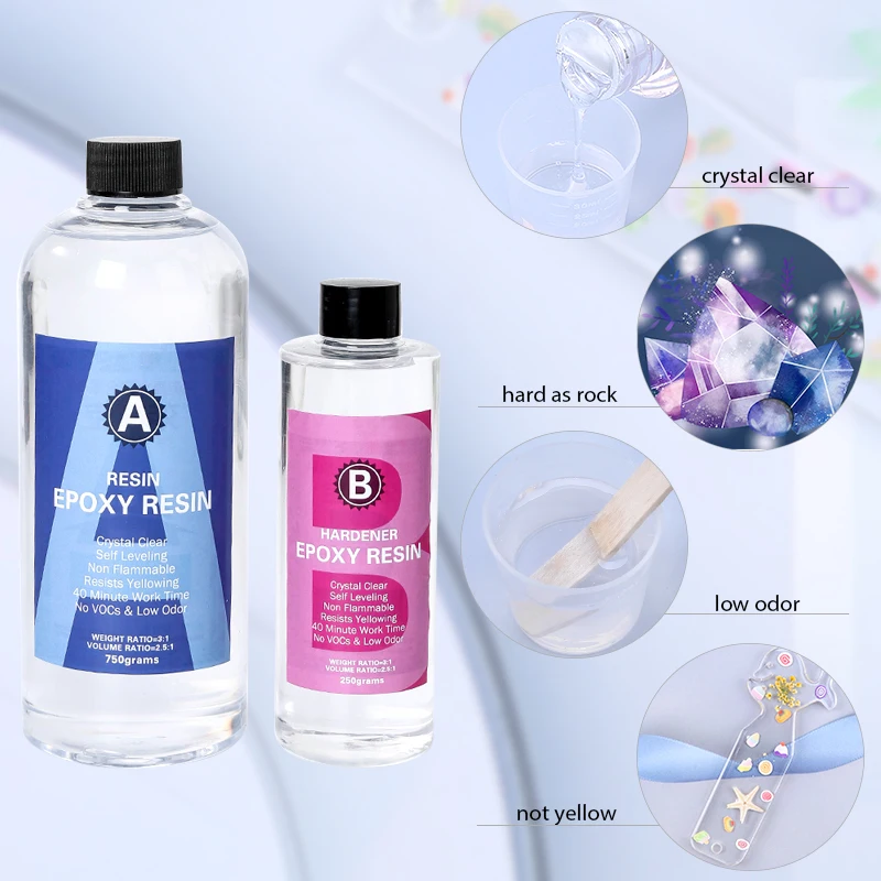 Epoxy Resin Kit Crystal Clear  - Art Craft Cup ulasan dan harga