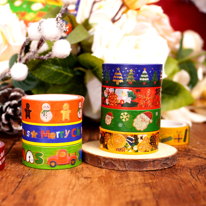 12 Rolls Of Vintage Christmas  - Washi Tape Rolls ulasan dan harga