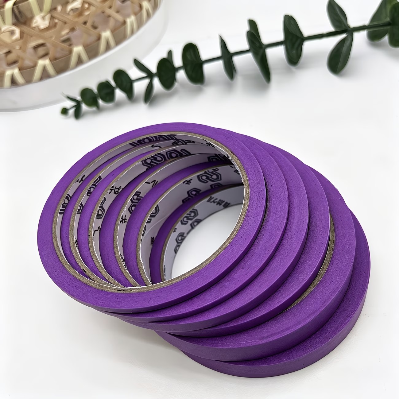 3/6 Rolls Purple Masking Washi - Washi Tape Rolls ulasan dan harga