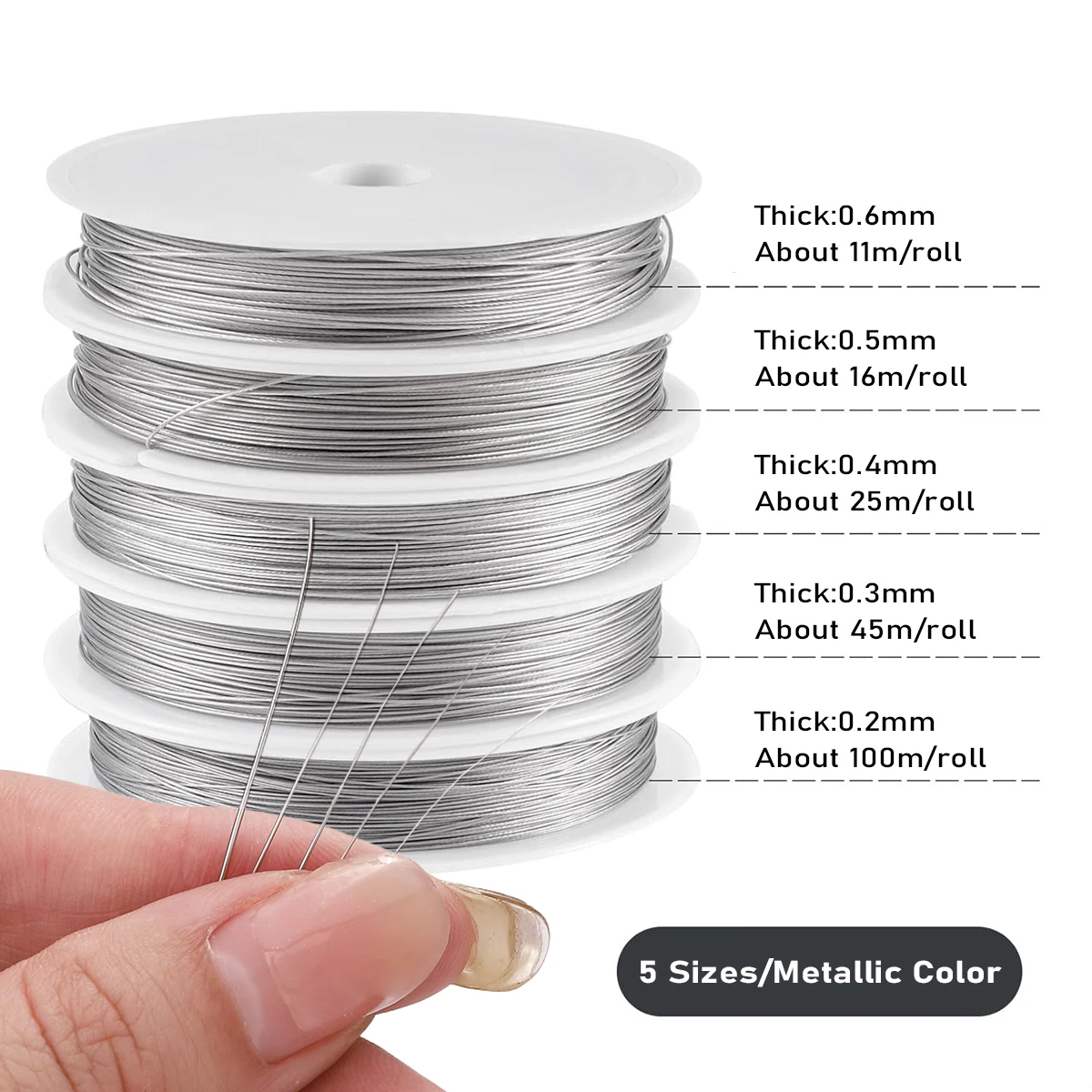 0.2-0.6mm Flexible Anti-Rust S - Art Craft Wire ulasan dan harga