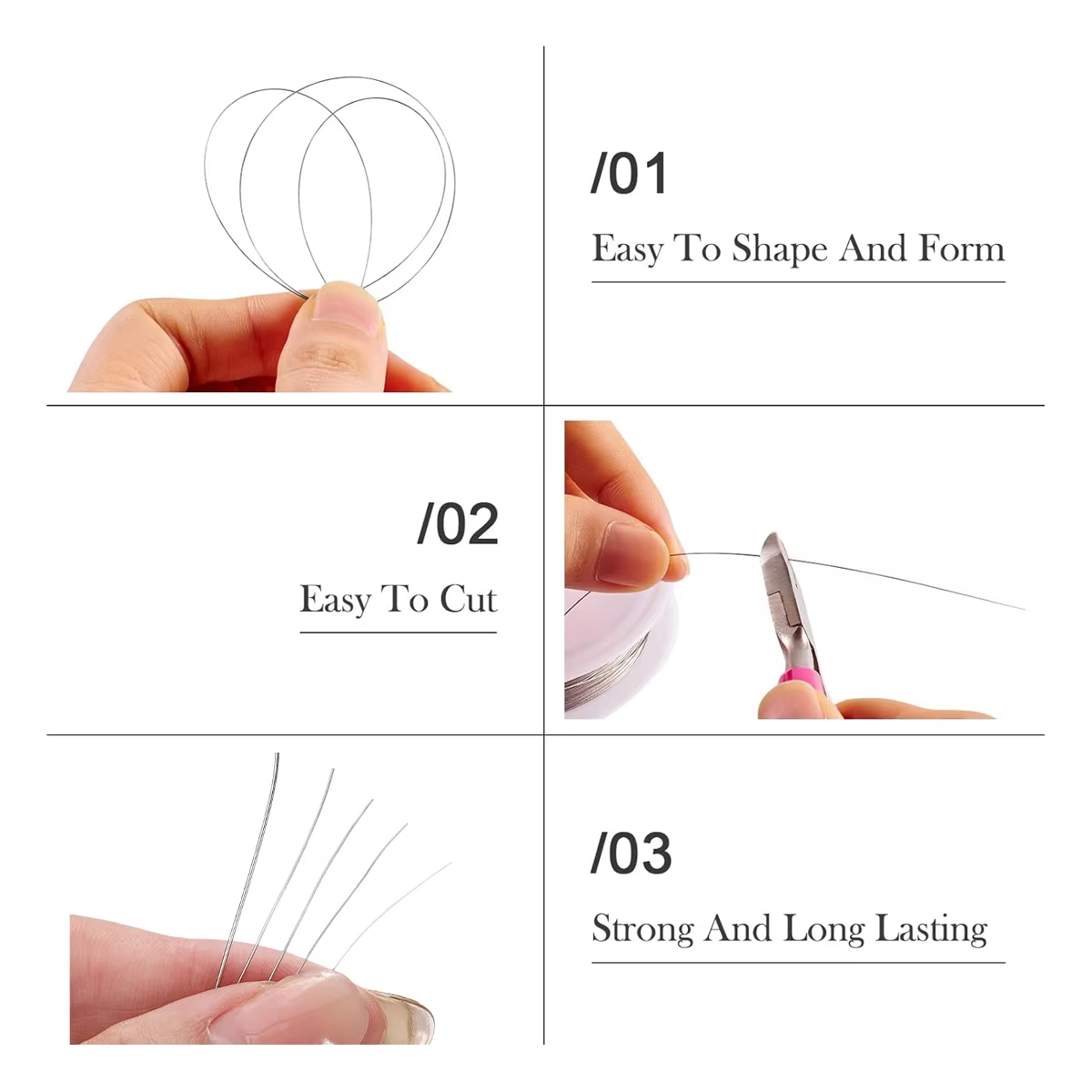 0.2-0.6mm Flexible Anti-Rust S - Art Craft Wire ulasan dan harga