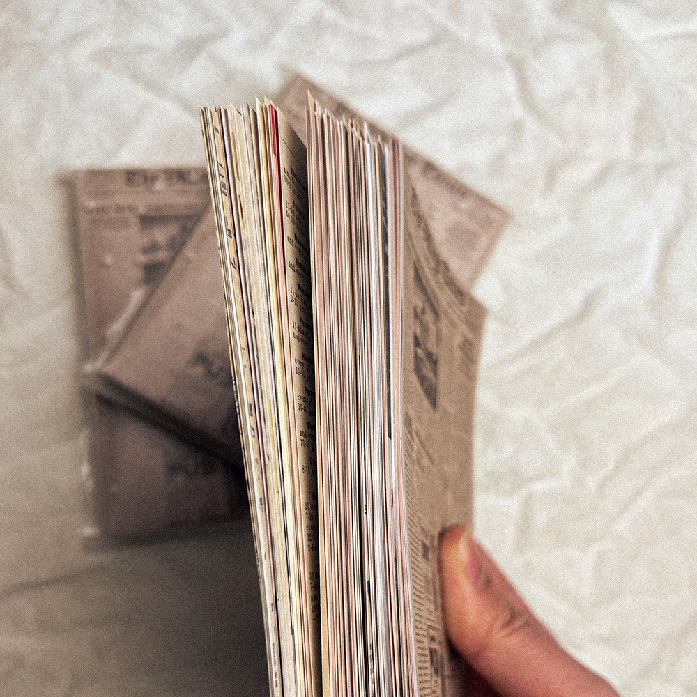 118Pcs Vintage Old Newspaper C - Art Craft Journals ulasan dan harga