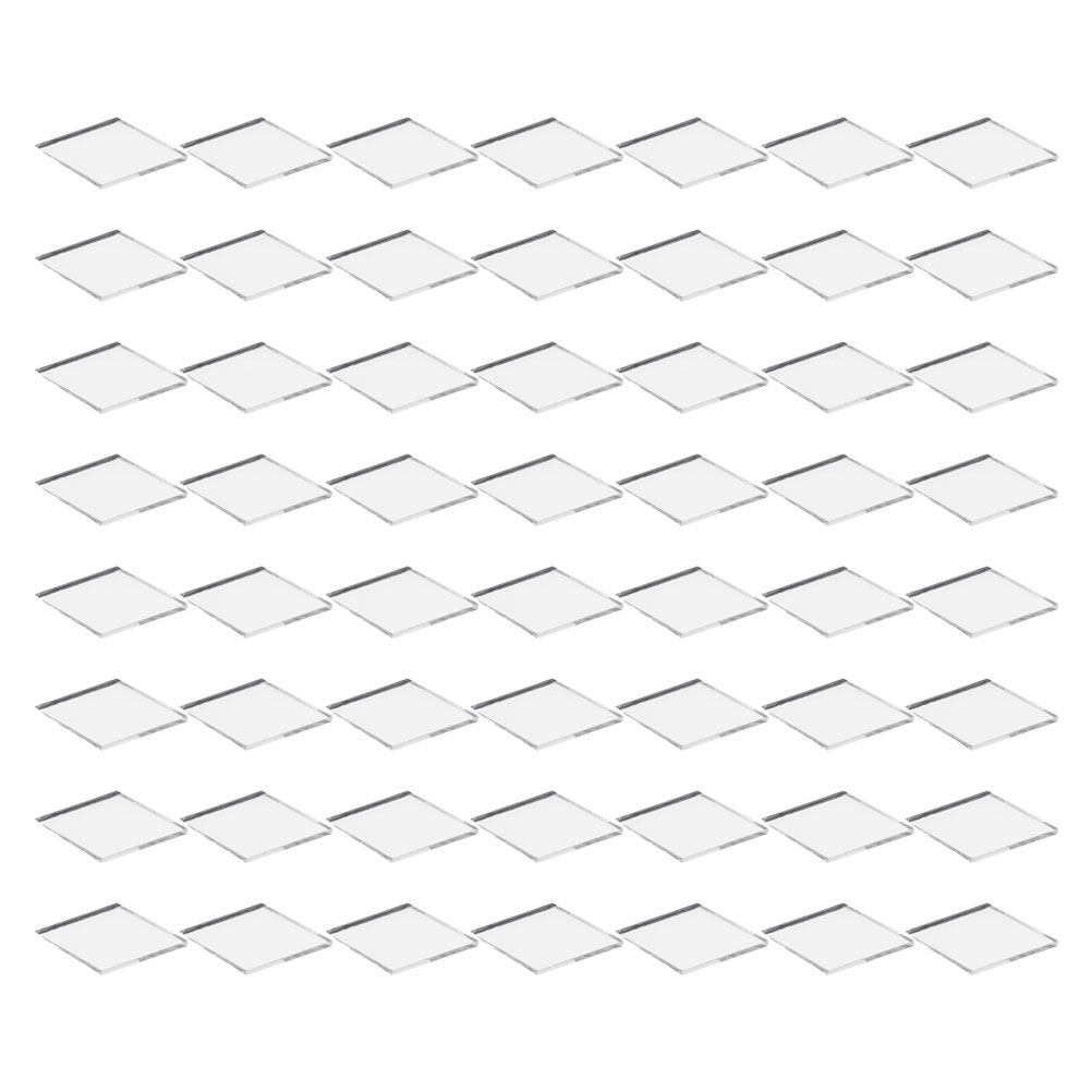 200Pcs Rhombus Shape Self Adhe - Art Craft Mirror ulasan dan harga