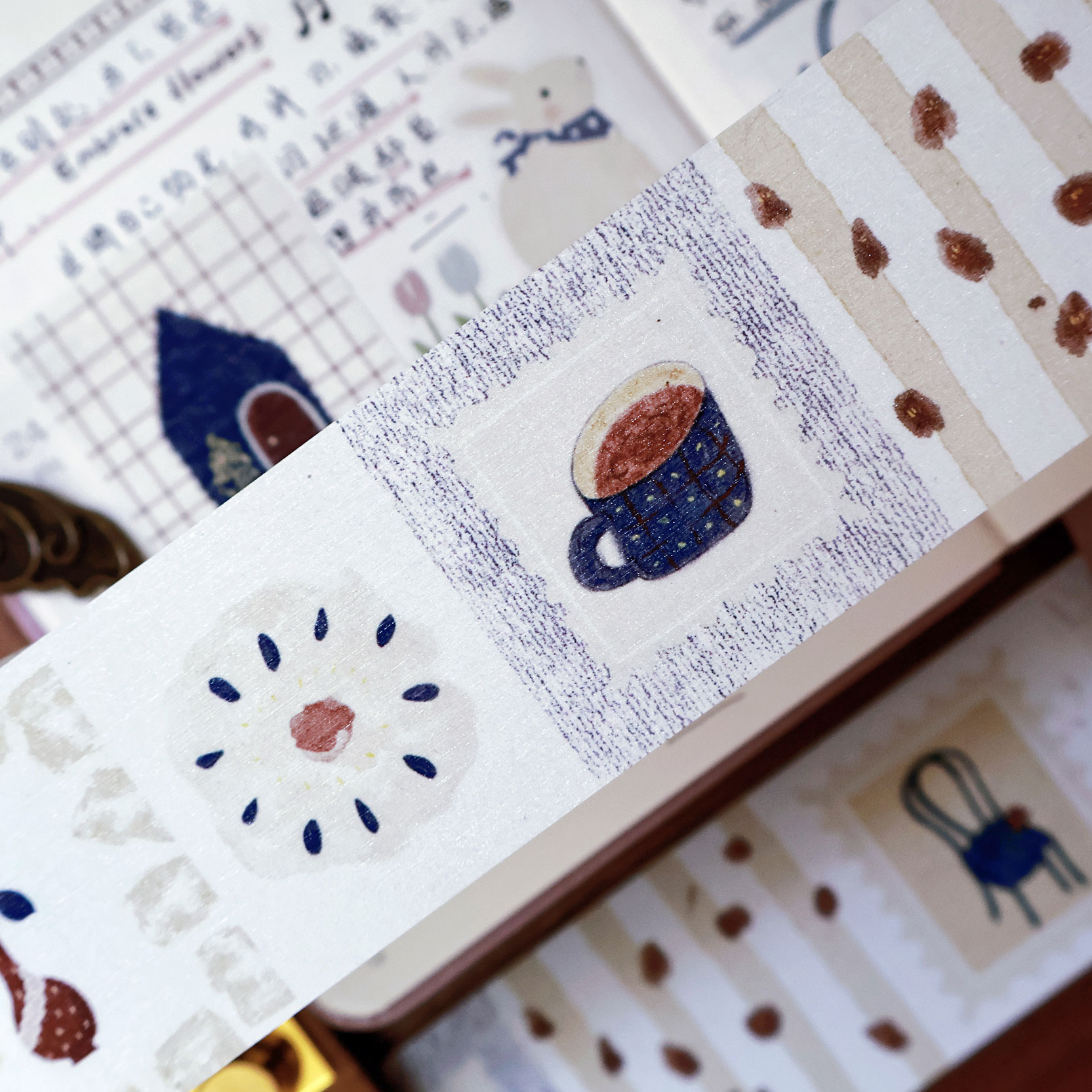 YiEr Studio Vintage Old Melody - Washi Tape Rolls ulasan dan harga