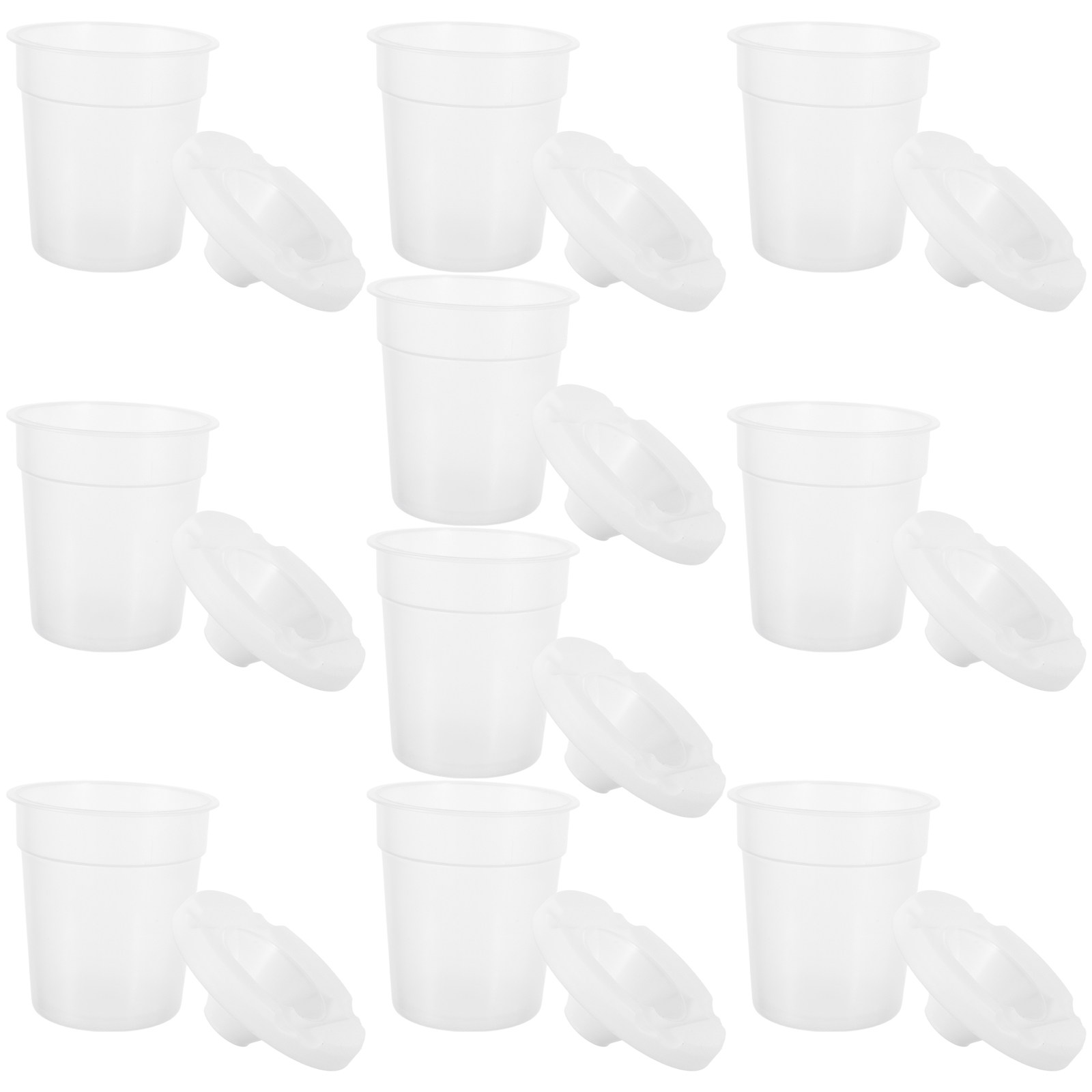 10Pcs Reusable Spill Proof Pai - Art Craft Cup ulasan dan harga