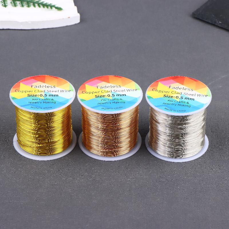 100m/328ft Fadeless Copper Cla - Art Craft Wire ulasan dan harga