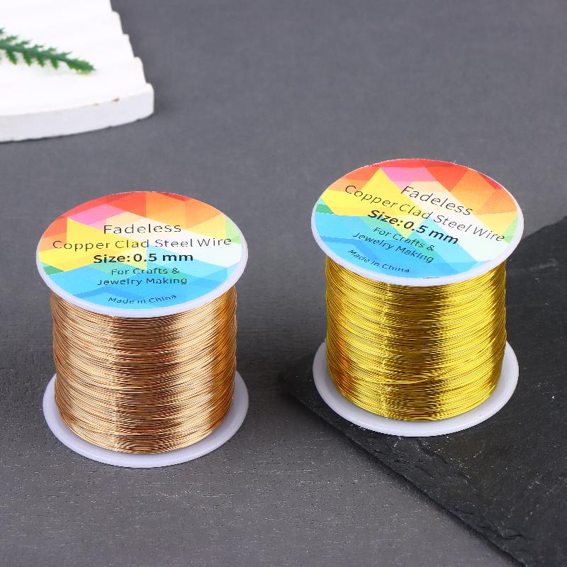 100m/328ft Fadeless Copper Cla - Art Craft Wire ulasan dan harga