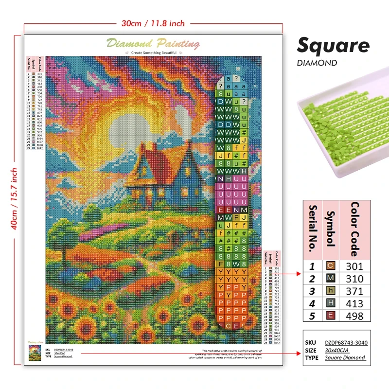 5D DIY Diamond Painting Kit Sa - Art Craft Website ulasan dan harga