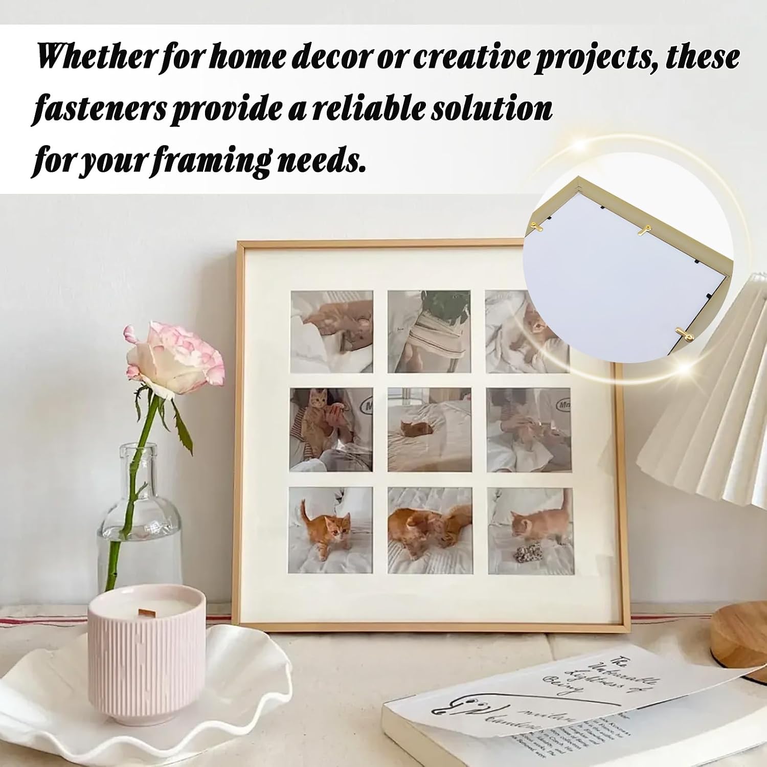 1-2Boxs Iron Photo Frame Backi - Art Craft Mirror ulasan dan harga