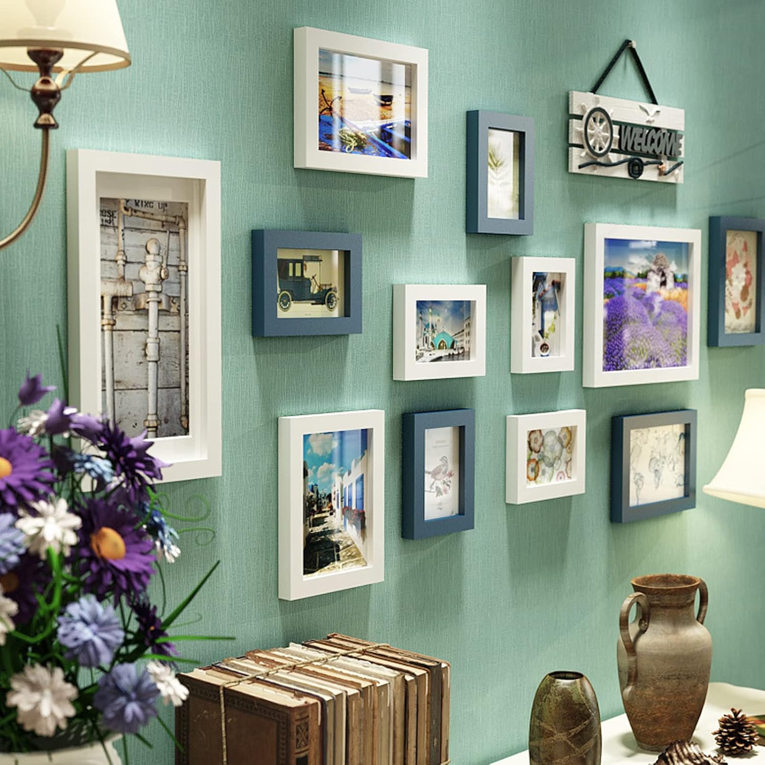 1-2Boxs Iron Photo Frame Backi - Art Craft Mirror ulasan dan harga