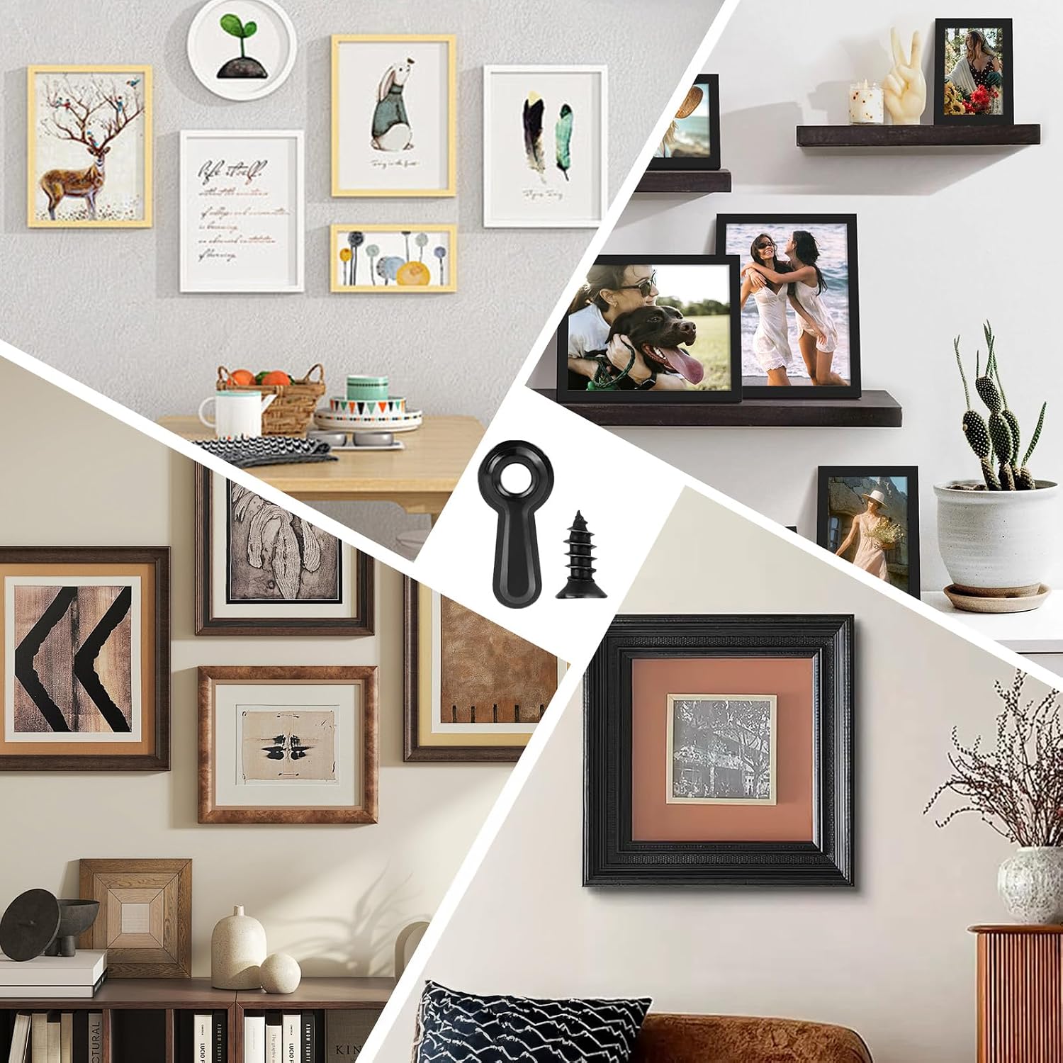 1-2Boxs Iron Photo Frame Backi - Art Craft Mirror ulasan dan harga