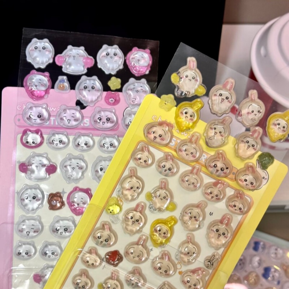 Cute Chiikawa 3D Crystal Embos - Art Craft Journals ulasan dan harga