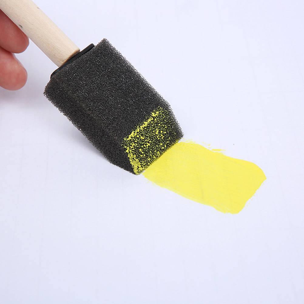 40Pcs Foam Sponge Brushes Wood - Art Craft Easy ulasan dan harga