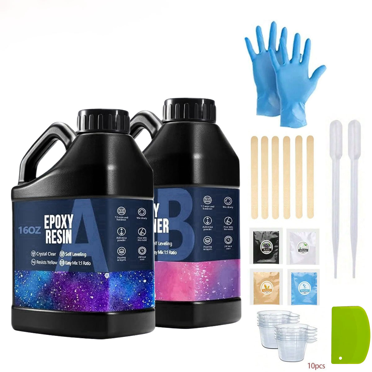 1000ml Crystal Clear Epoxy Res - Art Craft Easy ulasan dan harga
