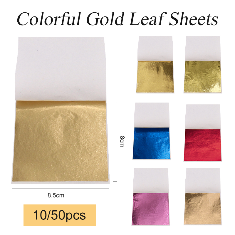 8x8.5cm Taiwan Imitation Gold  - Art Craft Leaves ulasan dan harga