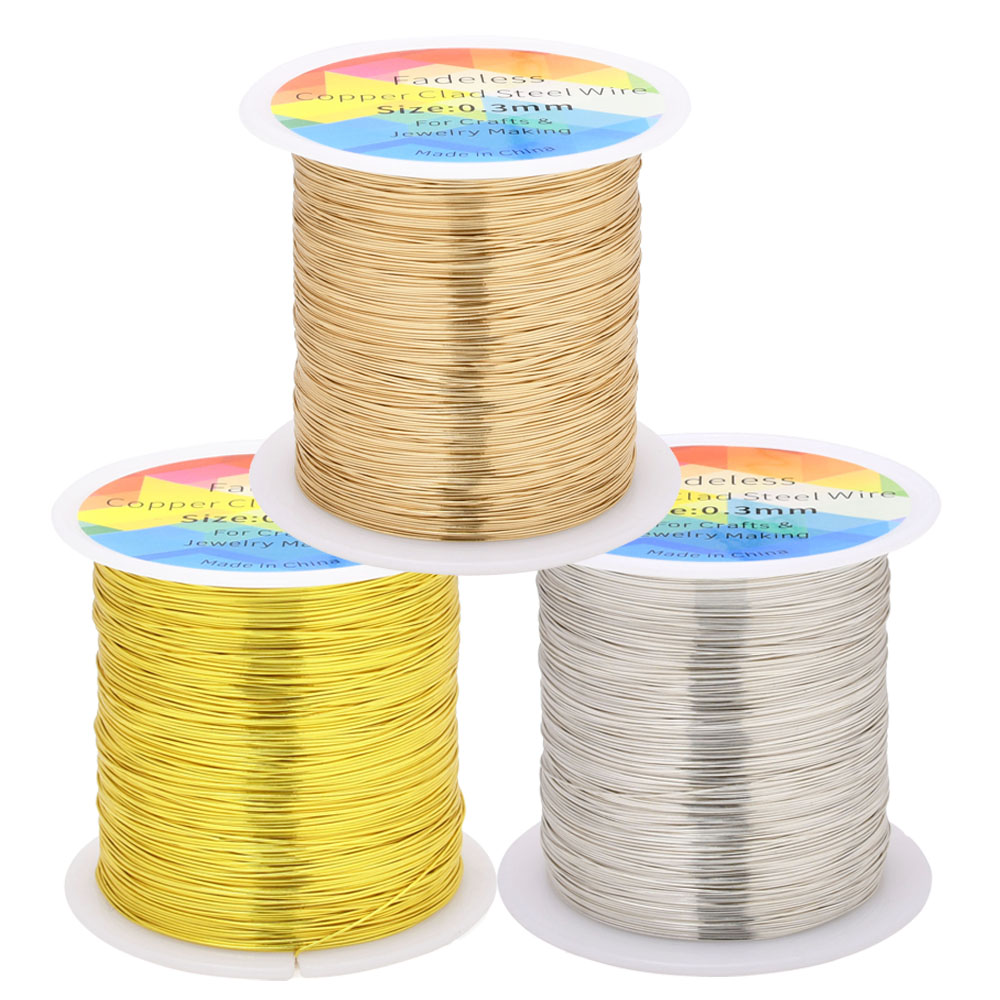 100m/328ft Fadeless Copper Cla - Art Craft Wire ulasan dan harga