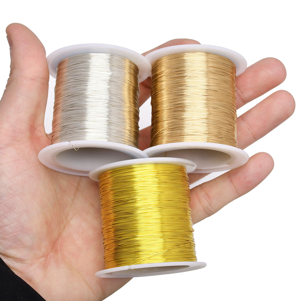 100m/328ft Fadeless Copper Cla - Art Craft Wire ulasan dan harga
