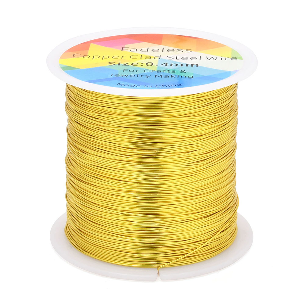 100m/328ft Fadeless Copper Cla - Art Craft Wire ulasan dan harga