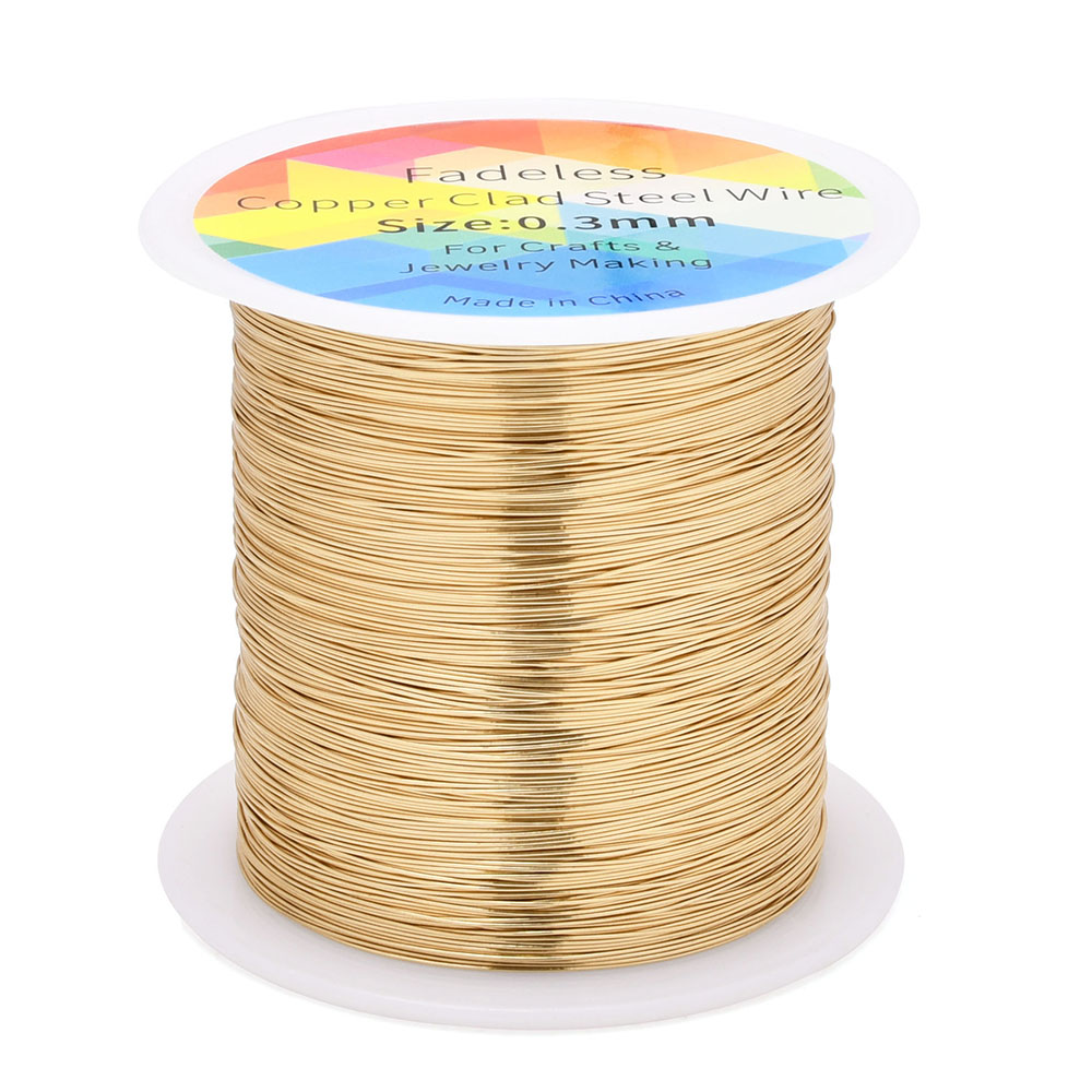 100m/328ft Fadeless Copper Cla - Art Craft Wire ulasan dan harga