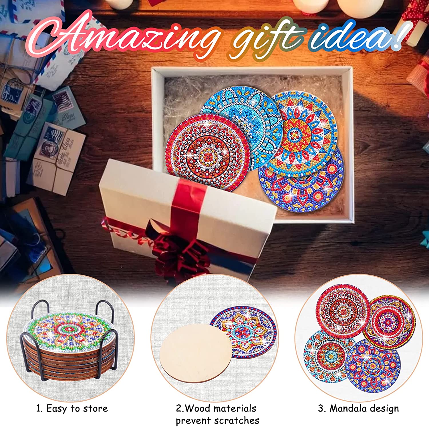 CHENISTORY 8pcs Diamond Art Co - Art Craft Cup ulasan dan harga